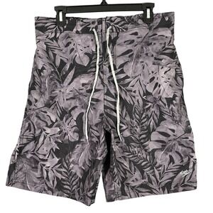 Speedo Boardshorts Mens Large Tropical Leaf Print Resort Surf Beach Swimwear